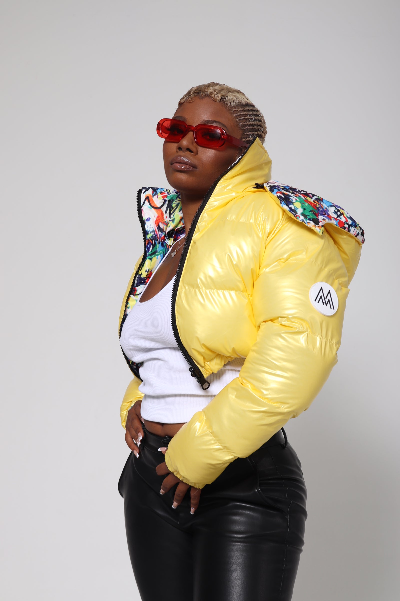 Yellow Cropped Chaos Jacket