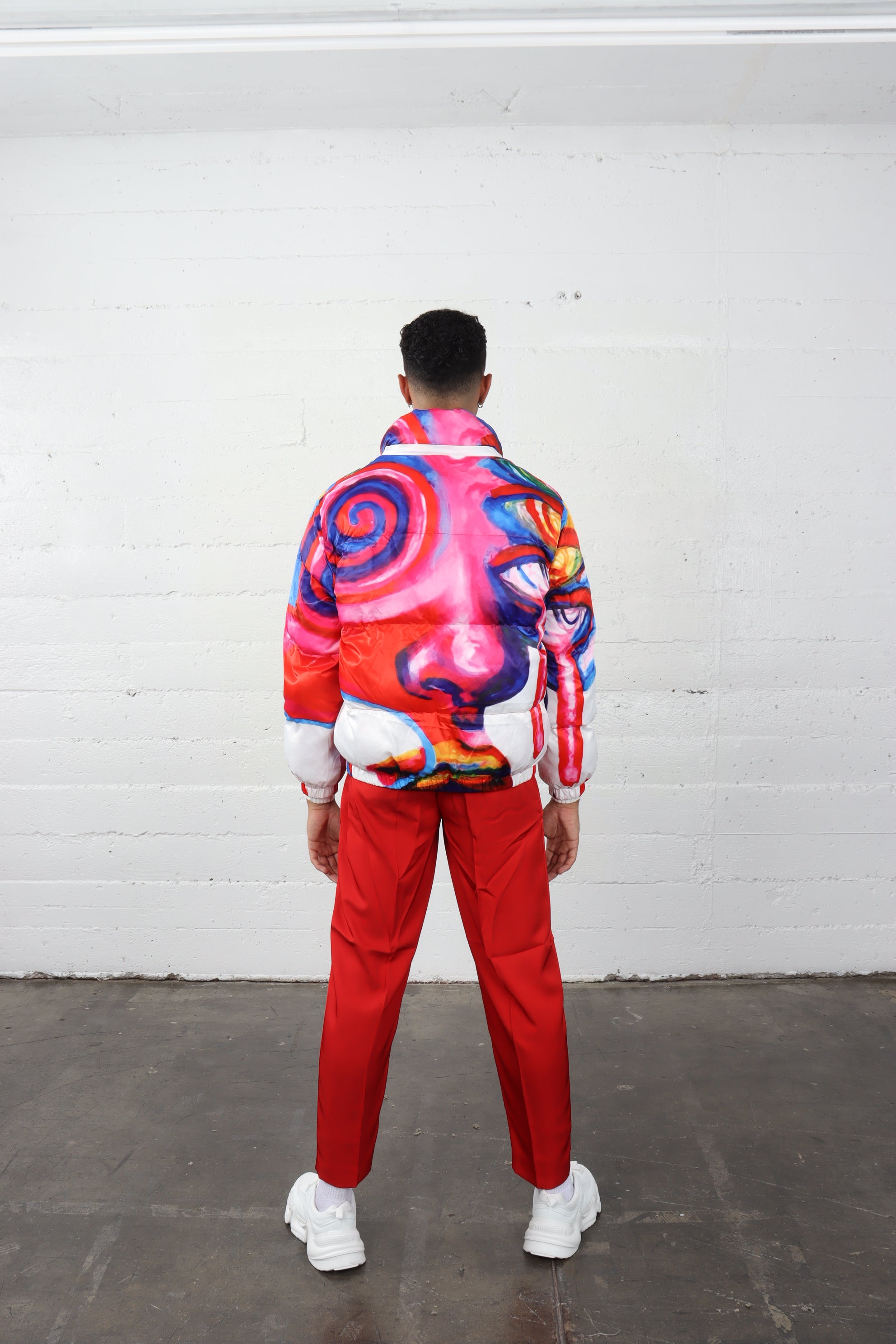 Micasso Printed Puffer