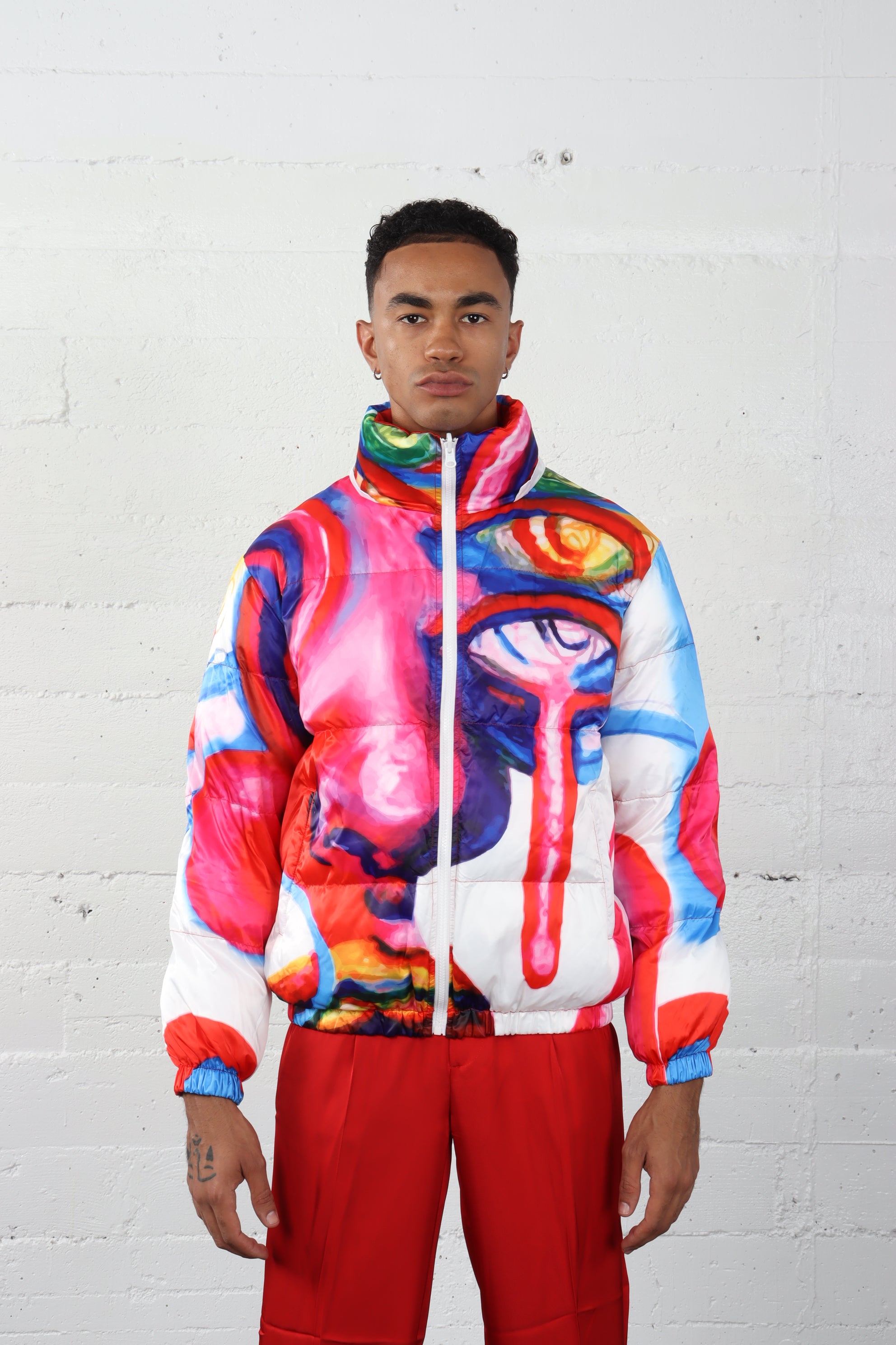 Micasso Printed Puffer