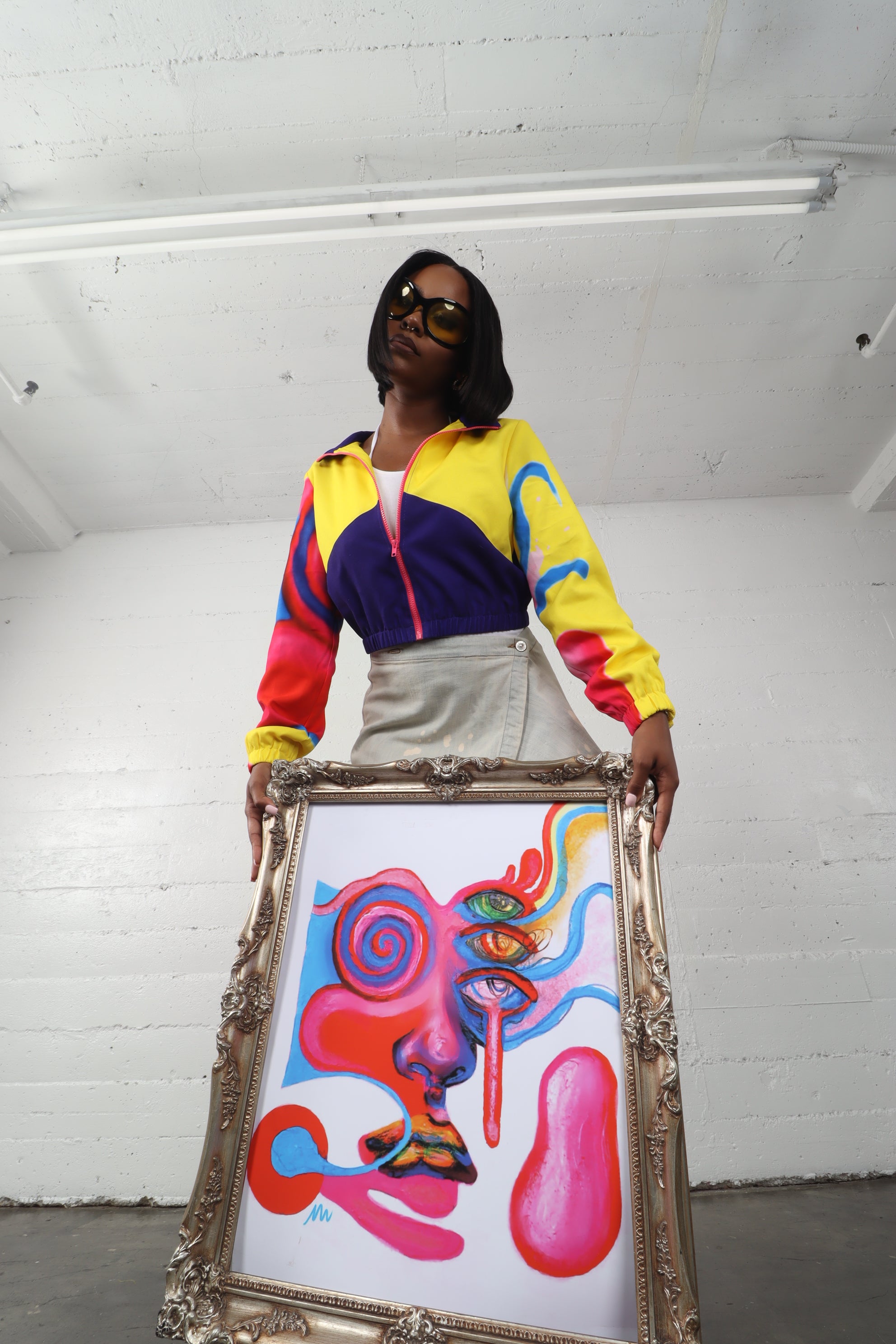 Printed Track Jacket